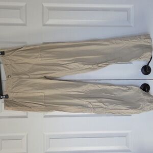 GRAMICCI CONVERTIBLE CARGO UTILITY KHAKI CHECKED PANTS OR CAPRIS 6